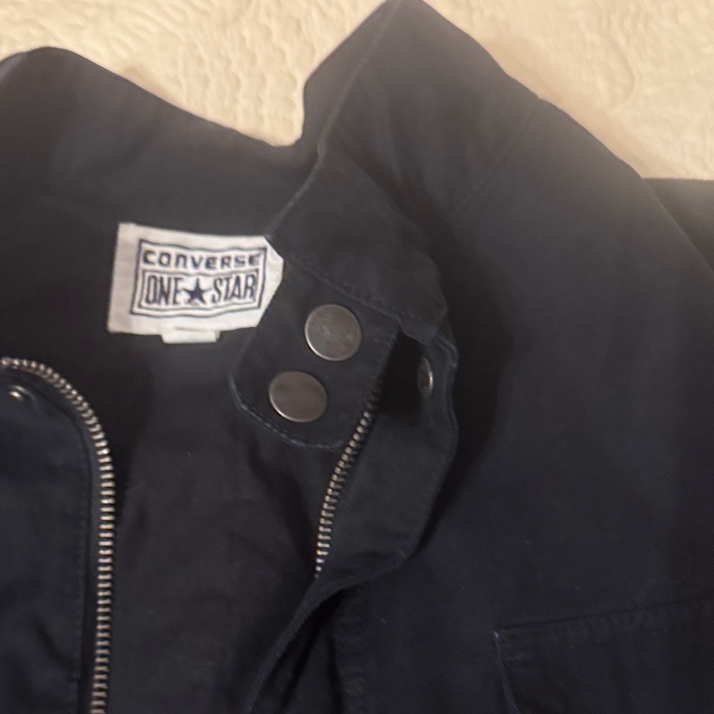 Converse Men's Dark Military Field Jacket - Picture 4 of 5